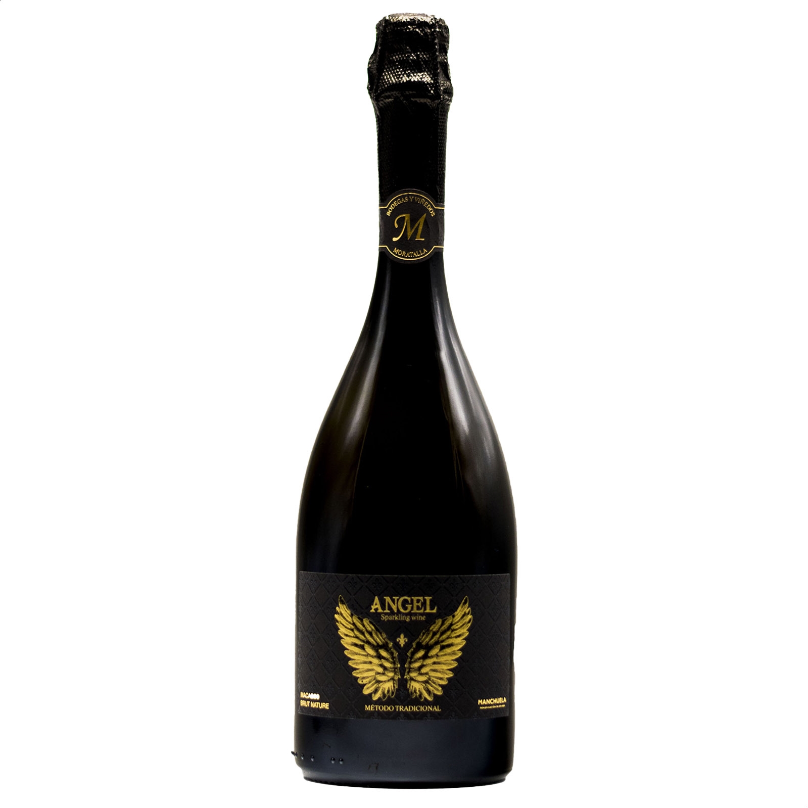 Bodega y Viñedos Moratalla - Angel Espumoso Brut Nature Reserva Especial D.O.P. Manchuela 75cl, 1ud