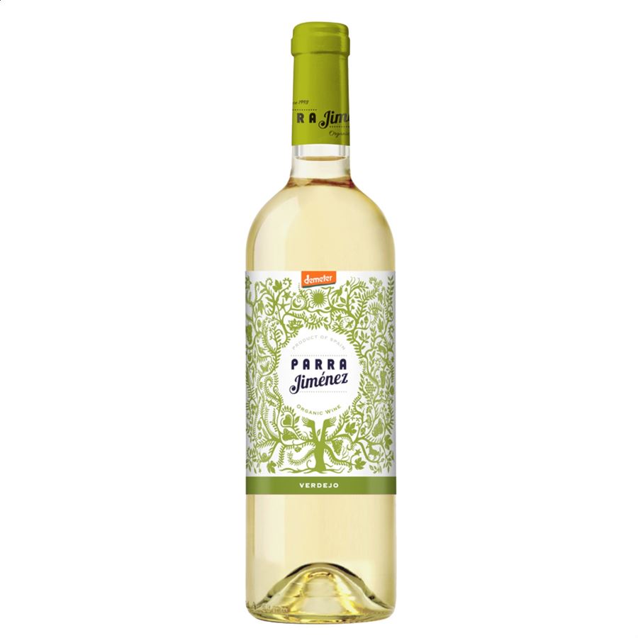 Parra Jiménez - Verdejo vino ecológico y biodinámico 75cl, 6uds