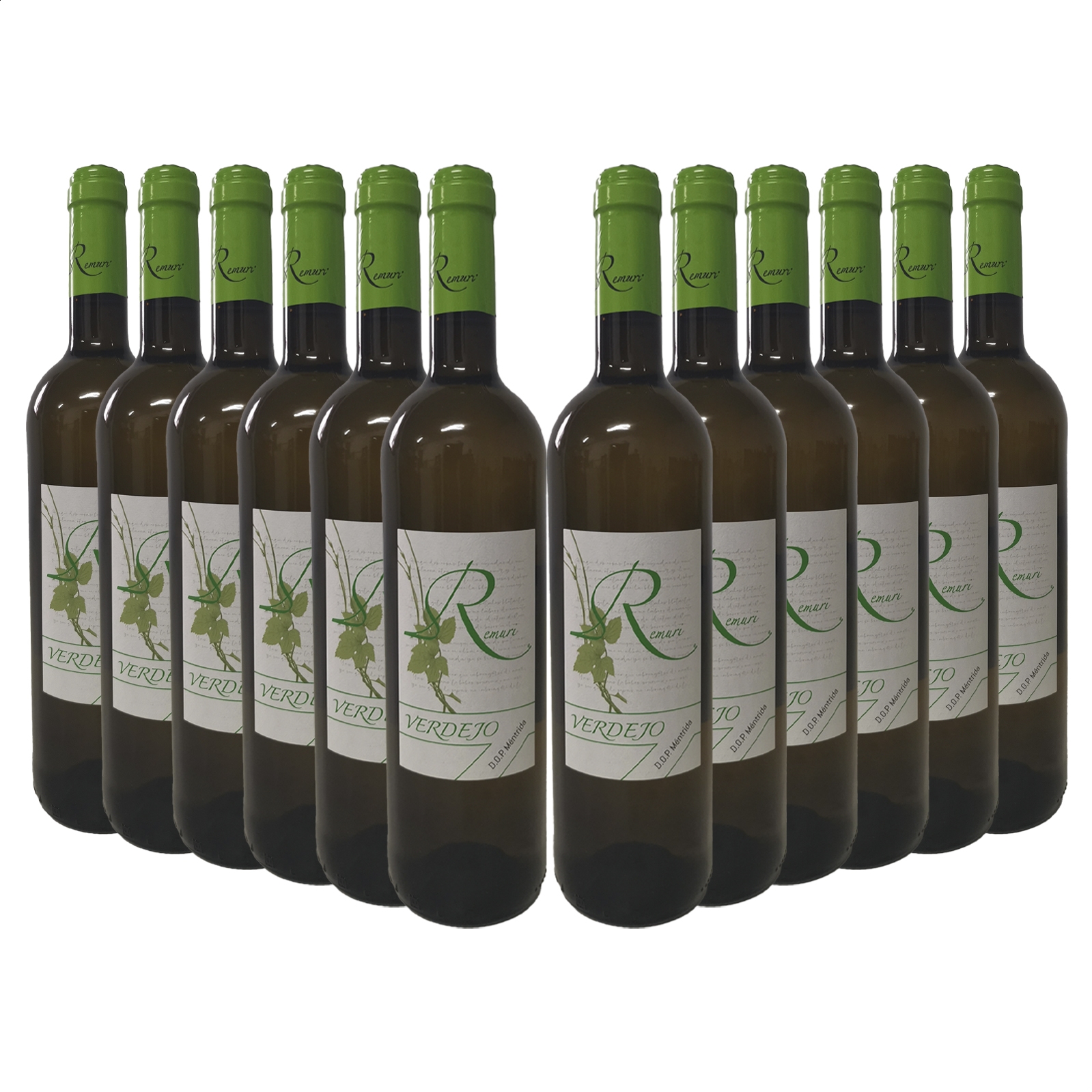 Vinícola Delgado - Remuri vino blanco Verdejo D.O.P. Méntrida 75cl, 12uds