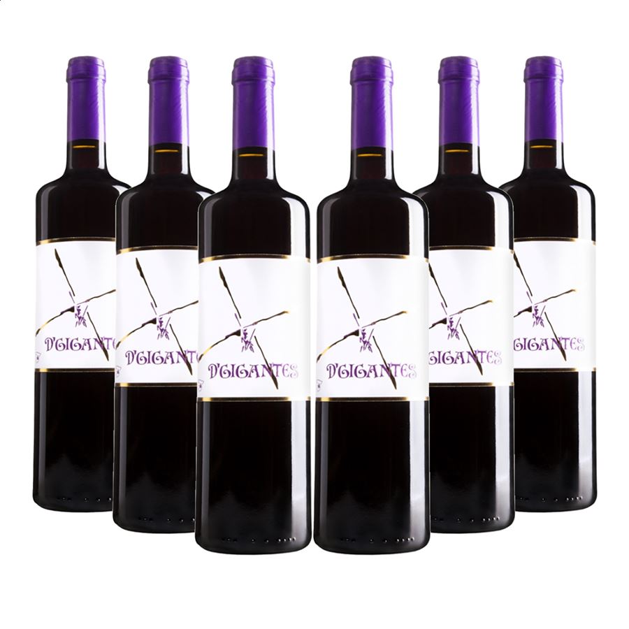 Vinícola del Carmen - D'Gigantes vino tinto Syrah IGP Vino de la Tierra de Castilla 75cl, 6uds