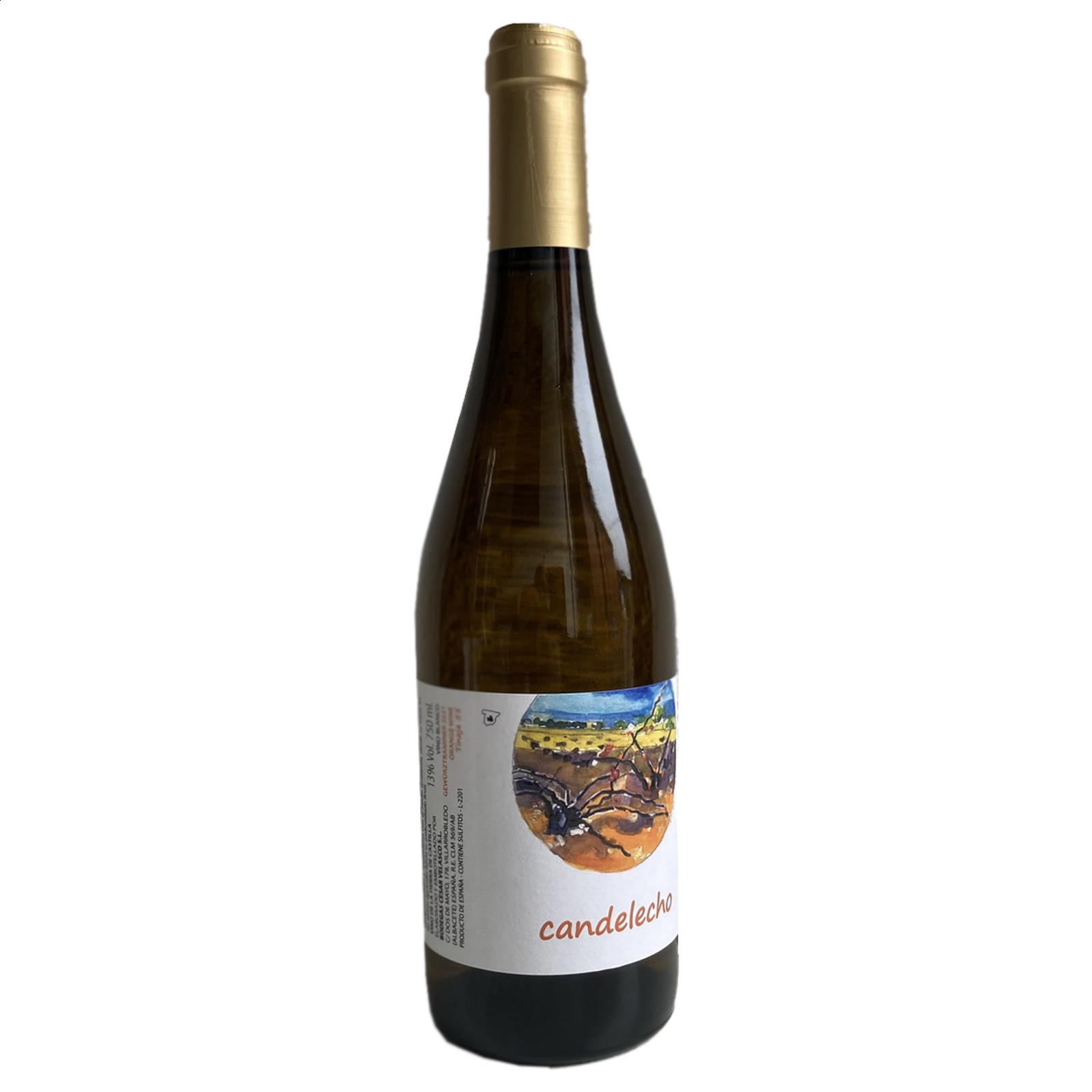 Bodegas César Velasco - Lote Combinado de vino blanco Candelecho Tinaja 11 y 55 IGP Vino de la Tierra de Castilla 75cl, 6uds