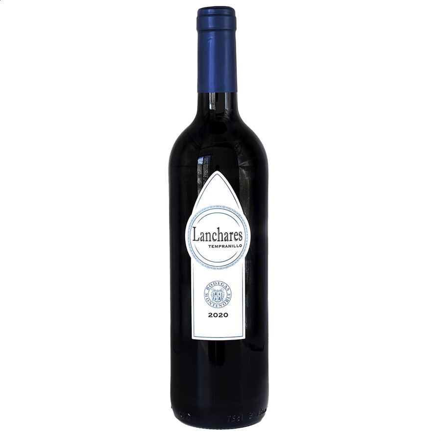 Bodegas Montenoble - Lanchares Tempranillo vino tinto D.O.P. La Mancha 75cl, 6uds