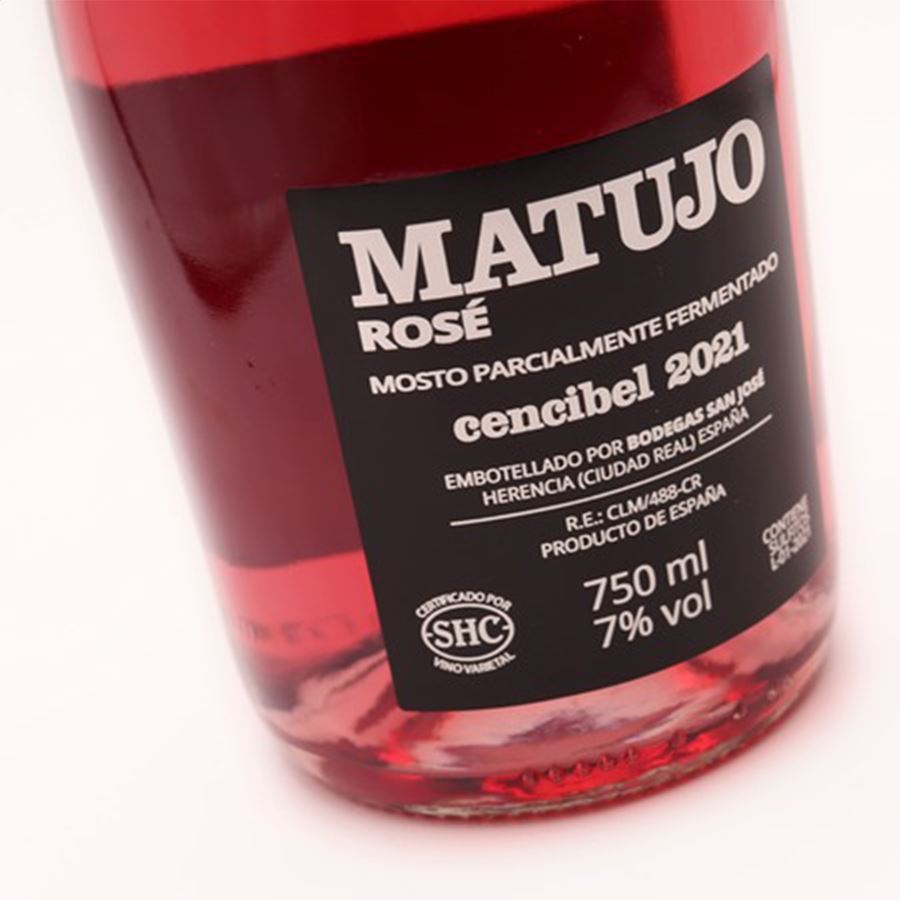 Bodegas San José - Matujo Rosé mosto parcialmente fermentado 75cl, 6uds