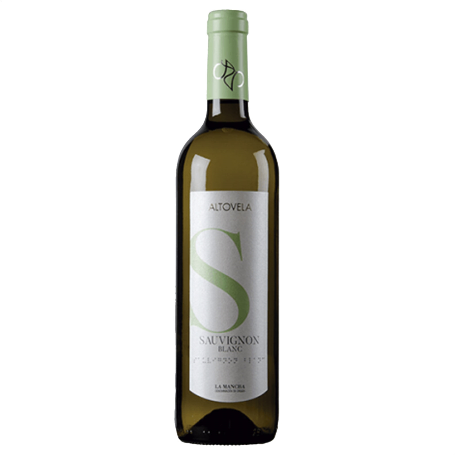 Bodegas Altovela - Vino blanco Sauvignon Blanc D.O.P. La Mancha 75cl, 6uds