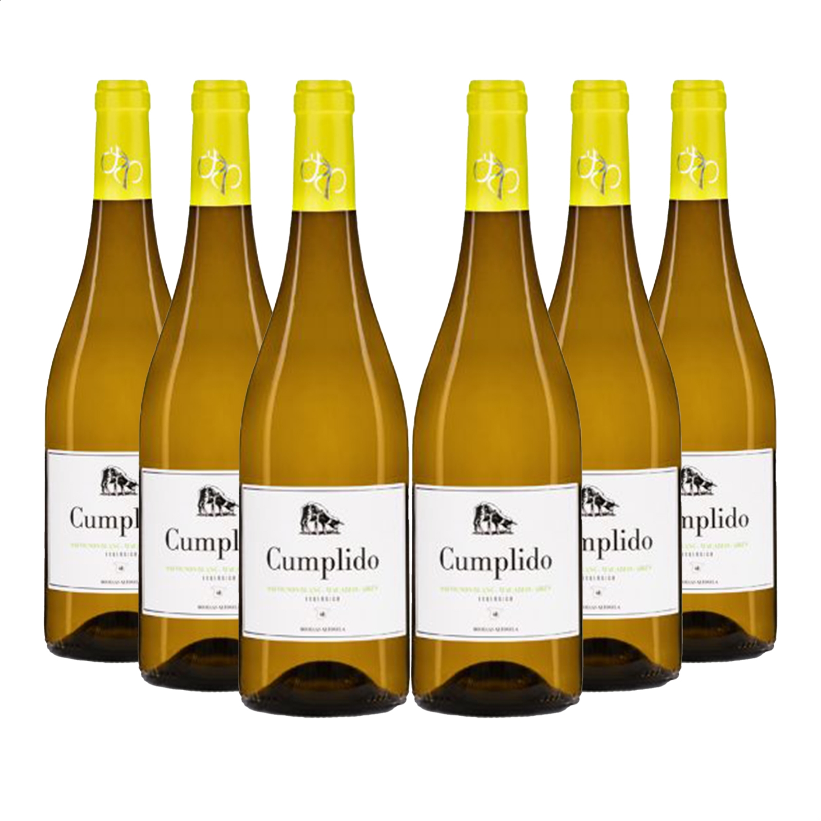Bodegas Altovela - Cumplido vino blanco ecológico IGP Vino de la Tierra de Castilla 75cl, 6uds