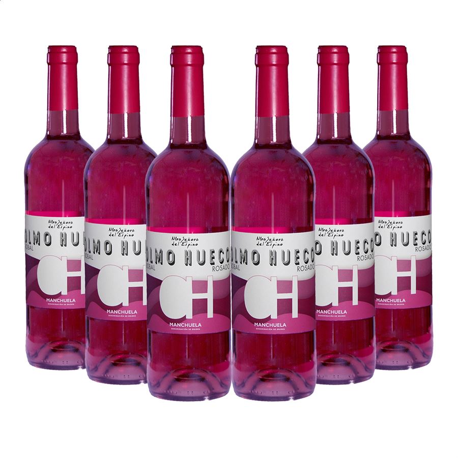 Olmo Hueco - Vino rosado joven D.O.P. Manchuela 75cl, 6uds
