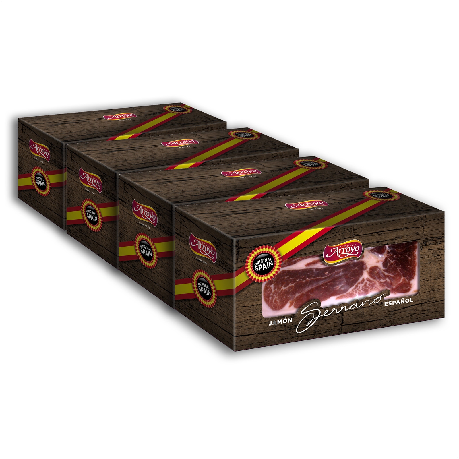 Arroyo Estuche taco ETG Jamón Serrano 1Kg, 4uds