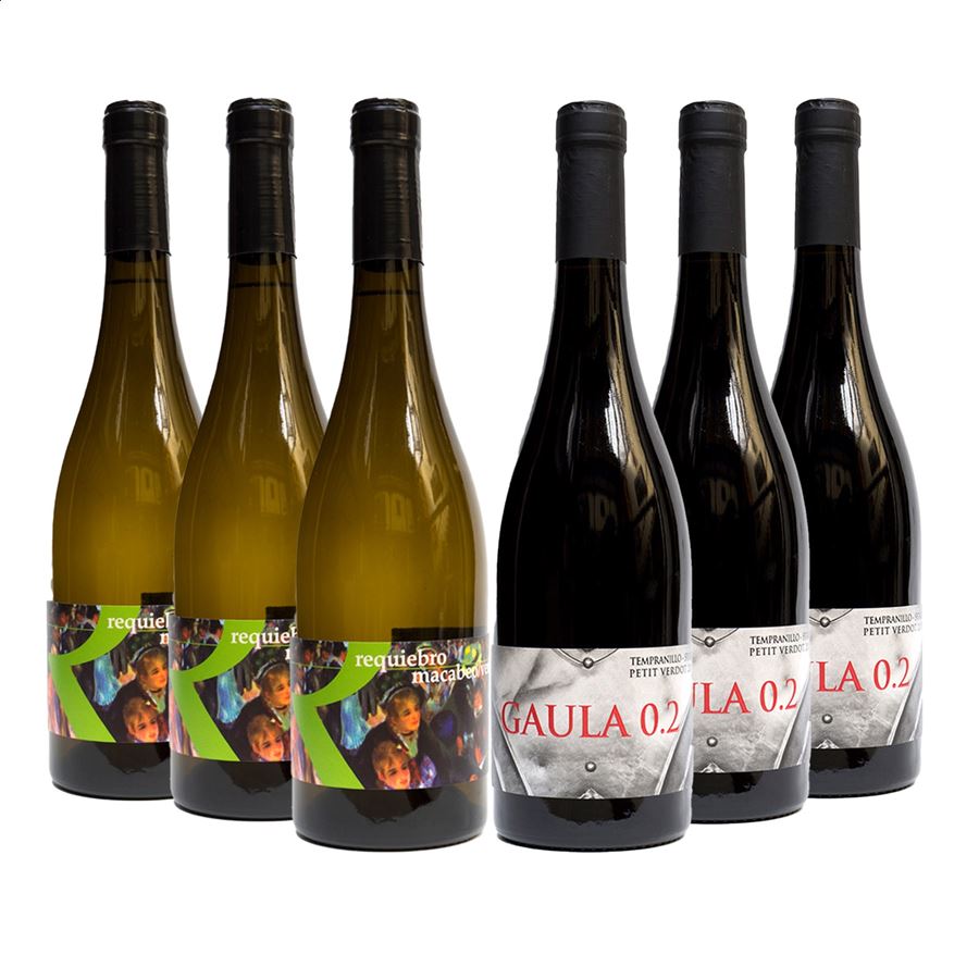 Amadís de Gaula - Lote degustación de vino tinto y blanco IGP Vino de la Tierra de Castilla 75cl, 6uds
