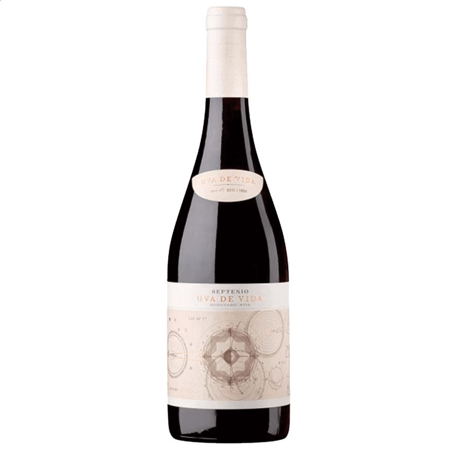 Uva de Vida - Septenio vino tinto biodinámico edición limitada IGP Vino de la Tierra de Castilla 75cl, 6uds