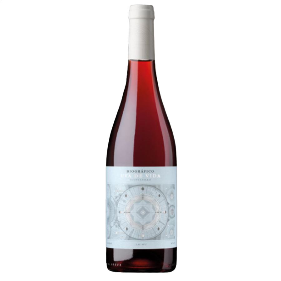 Uva de Vida - Lote degustación de vino rosado biodinámico IGP Vino de la Tierra de Castilla 75cl, 6uds