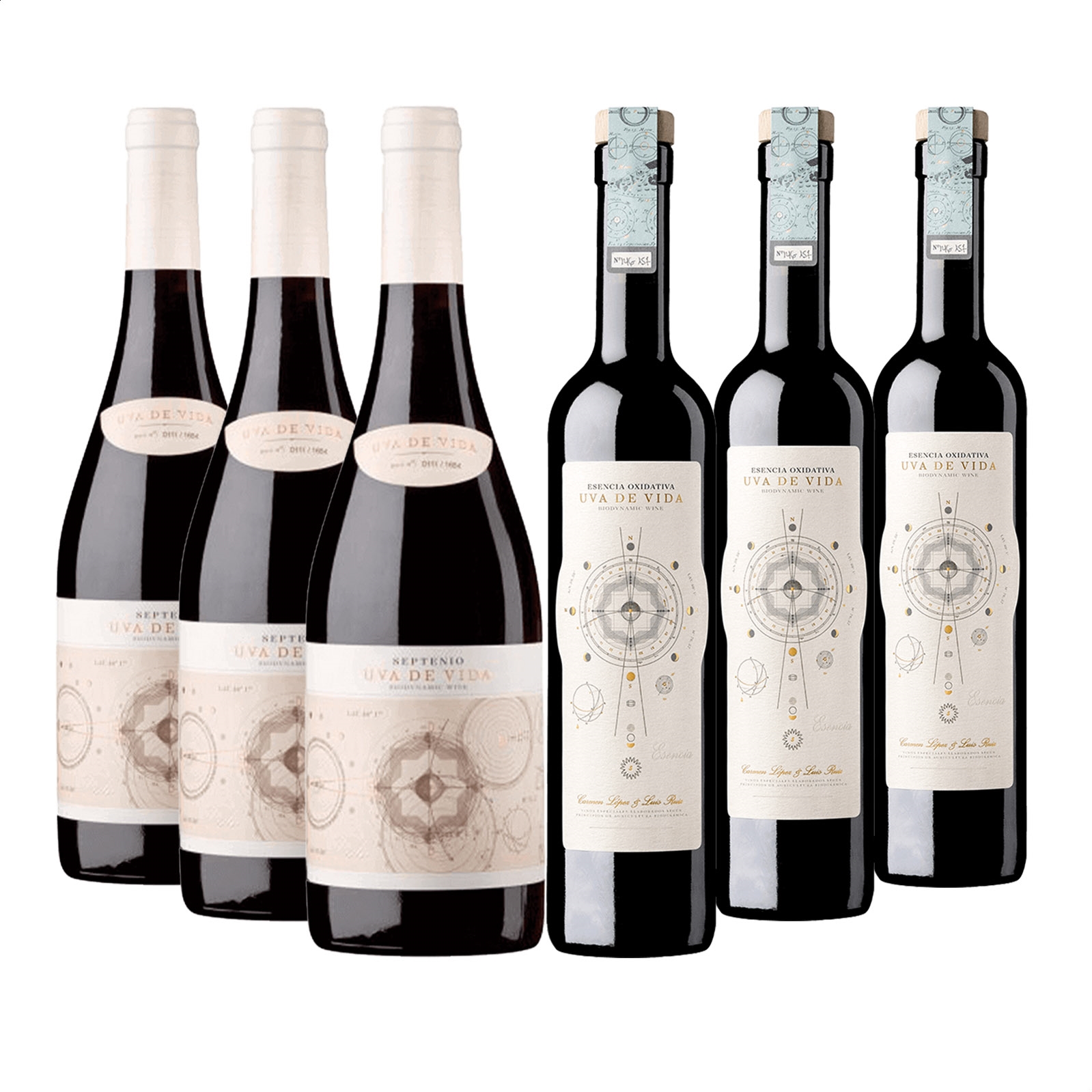 Uva de Vida - Lote Selección Especial vino tinto biodinámico IGP Vino de la Tierra de Castilla 75cl, 6uds