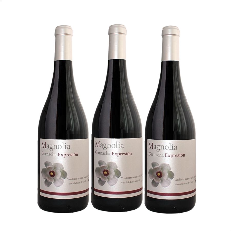 Magnolia Wines - Magnolia Garnacha Expresión IGP Vino de la Tierra de Castilla 75cl, 3uds