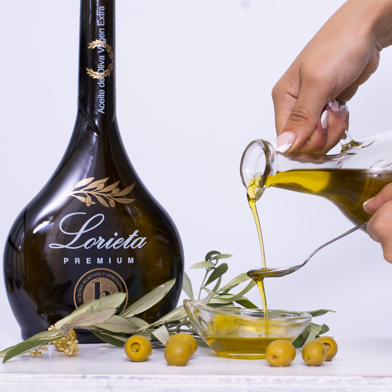 Lorieta - Aceite de oliva virgen extra Neva Premium Cornicabra 500ml, 6uds