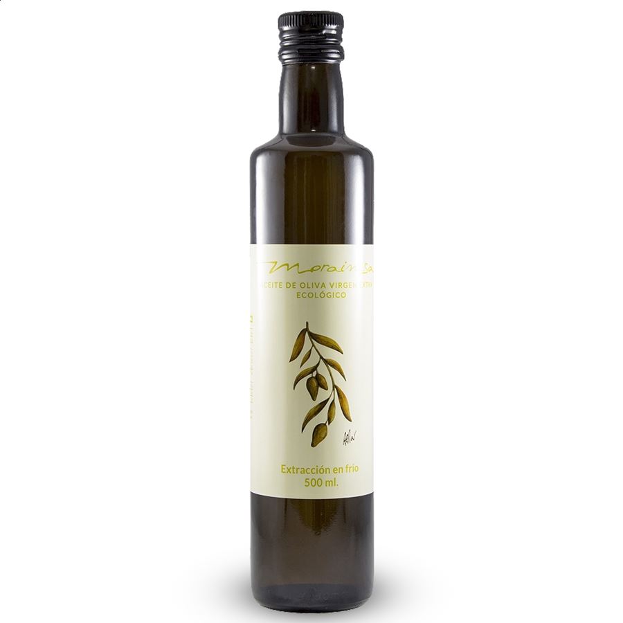 Morainsa - Aceite de oliva extra virgen ecológico 500ml, 6uds