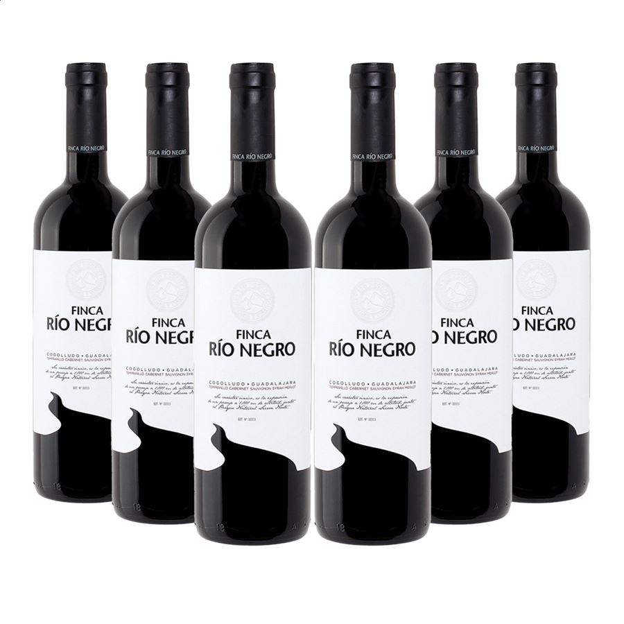 Finca Río Negro - Vino tinto IGP Vino de la Tierra de Castilla 75cl, 6uds