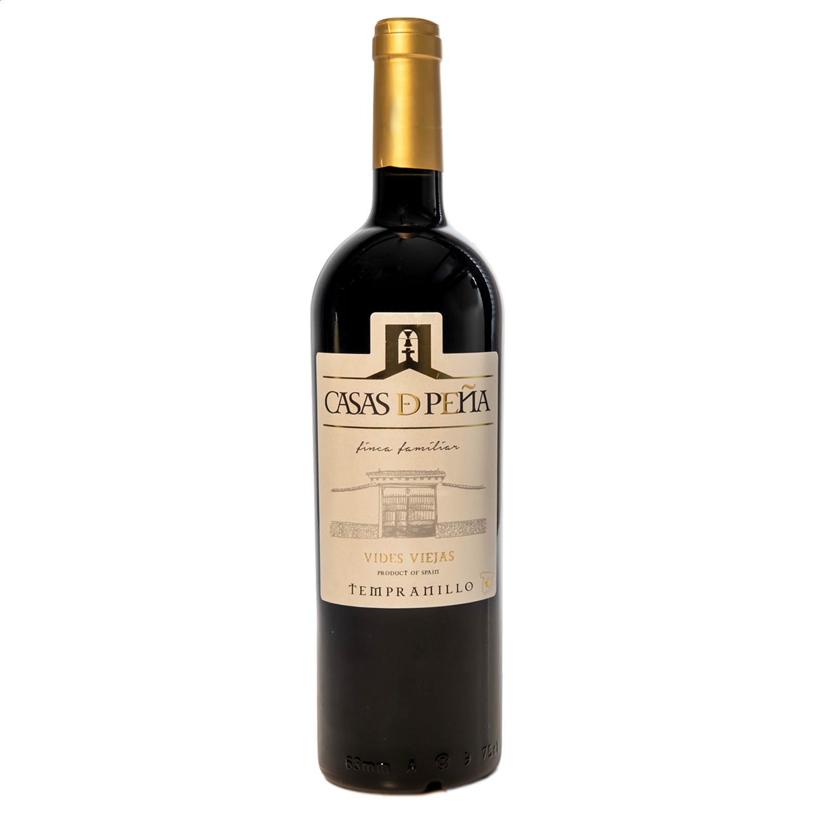 Bodegas Fernández de la Ossa - Lote de Casas D Peña vino tinto IGP Vino de la Tierra de Castilla 75cl, 6uds