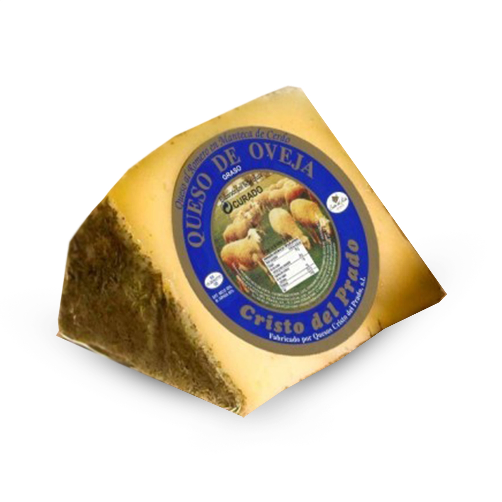 Quesos Cristo del Prado - Cuñas de queso variado 450g aprox, 8uds