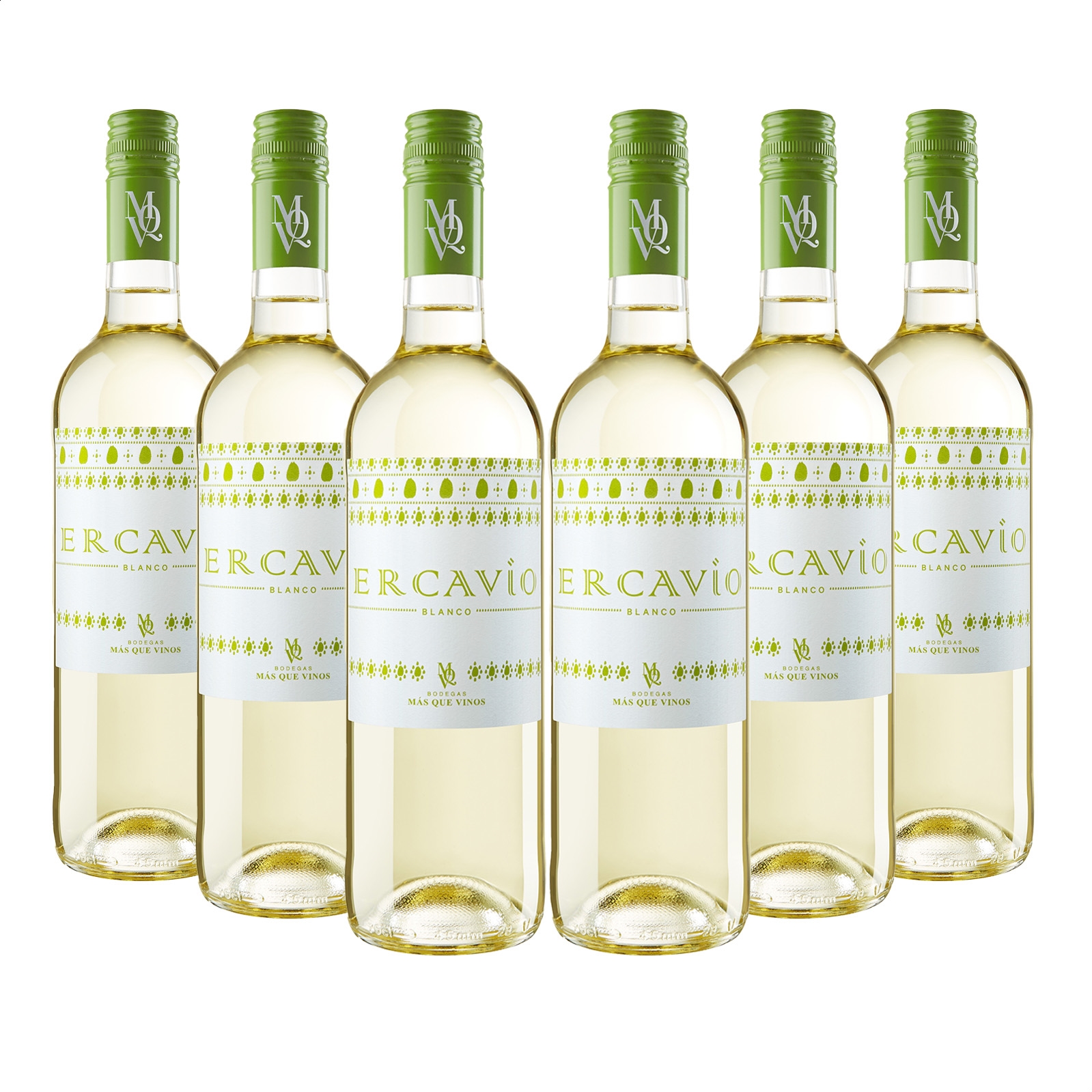 Bodegas Más Que Vinos - Ercavio vino blanco IGP Vino de la Tierra de Castilla 75cl, 6uds