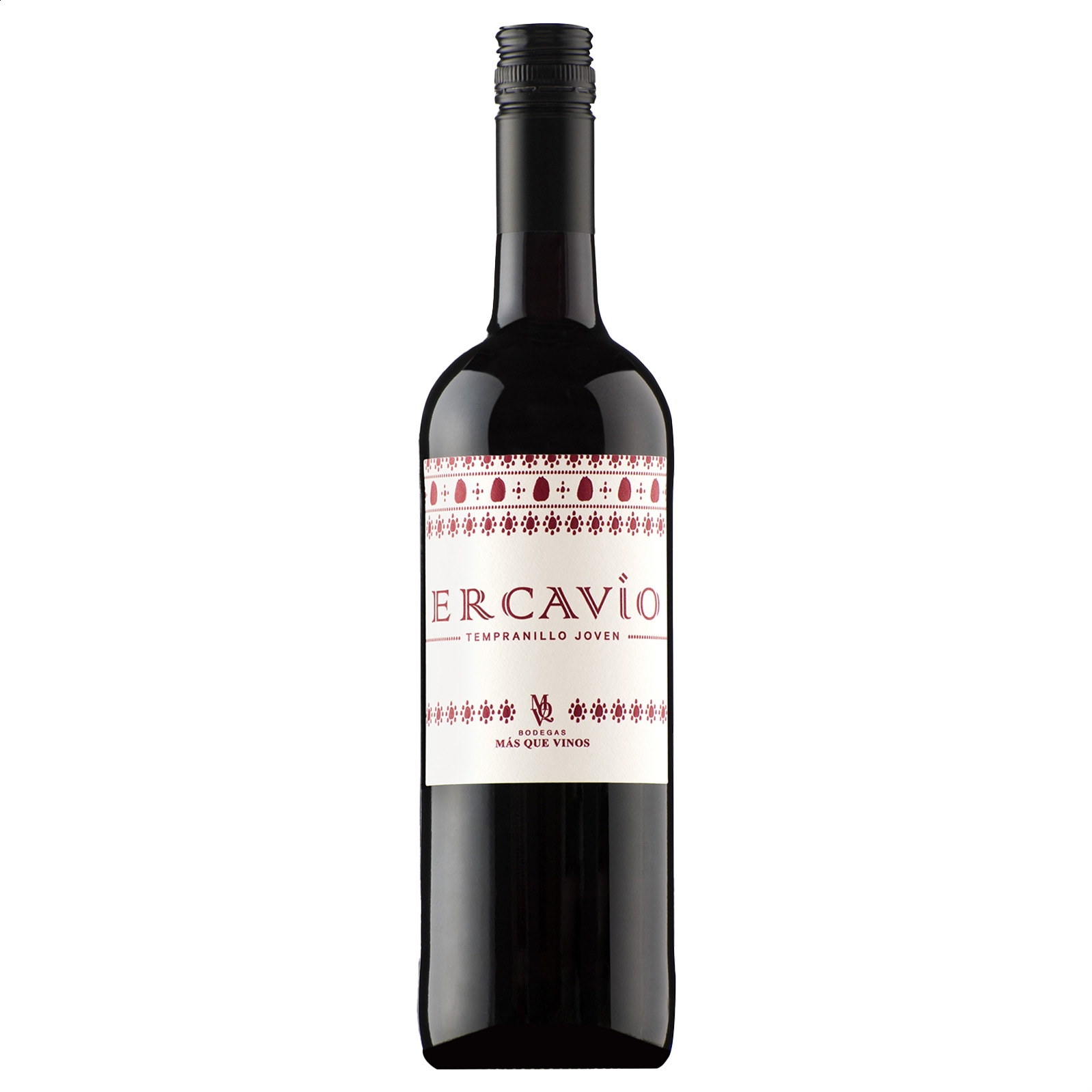 Bodegas Más Que Vinos - Ercavio vino tinto joven IGP Vino de la Tierra de Castilla 75cl, 6uds