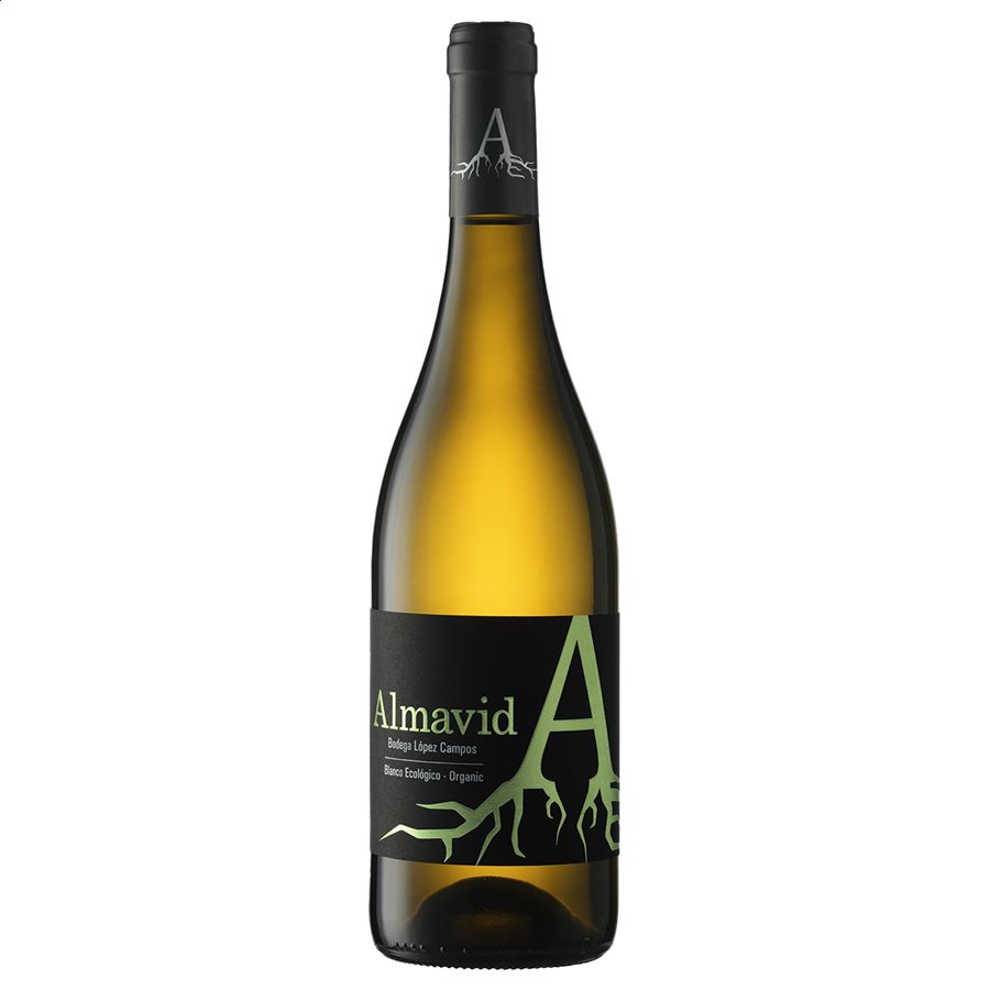 Almavid - Vino blanco 2020 ecológico 75cl, 3uds