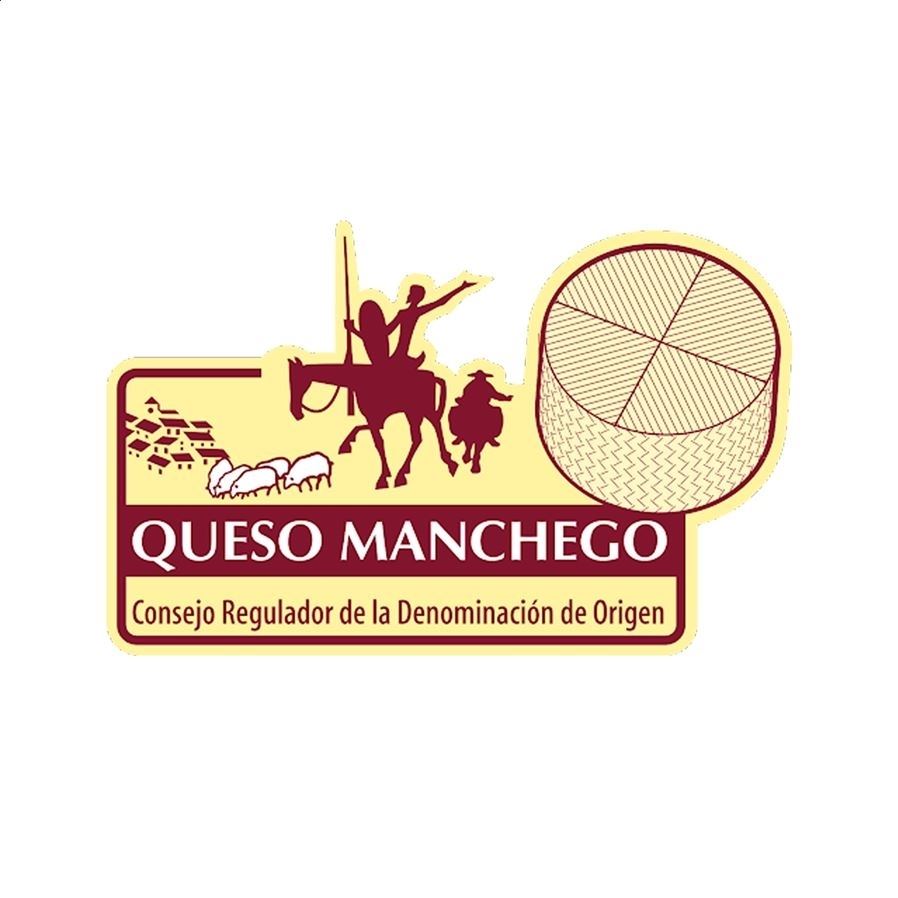 Tobar del Oso - Queso semicurado de leche pasteurizada D.O.P. Queso Manchego 250g, 6uds