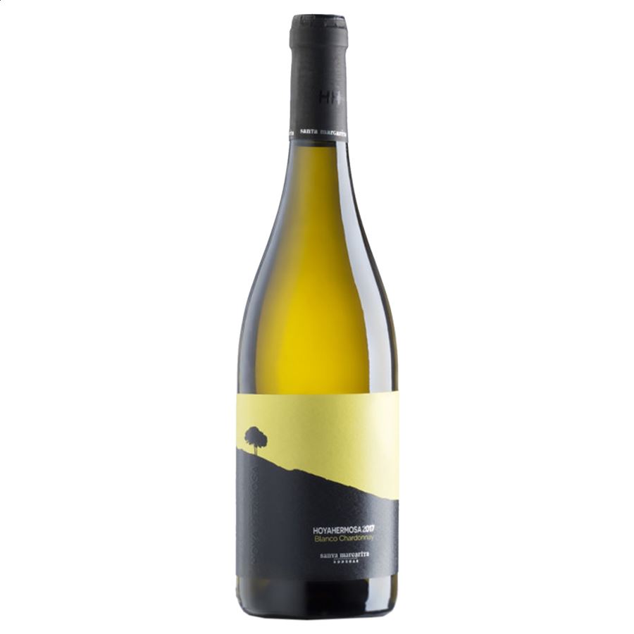 Bodegas Santa Margarita - Hoya Hermosa Blanco Chardonnay IGP Vino de la Tierra de Castilla 75cl, 3uds