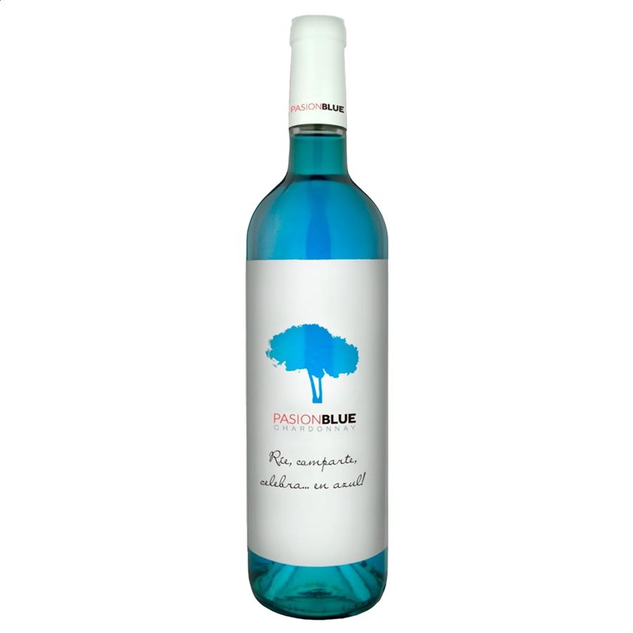 Bodegas Santa Margarita - Vino azul Pasion Blue Chardonnay 75cl, 3uds