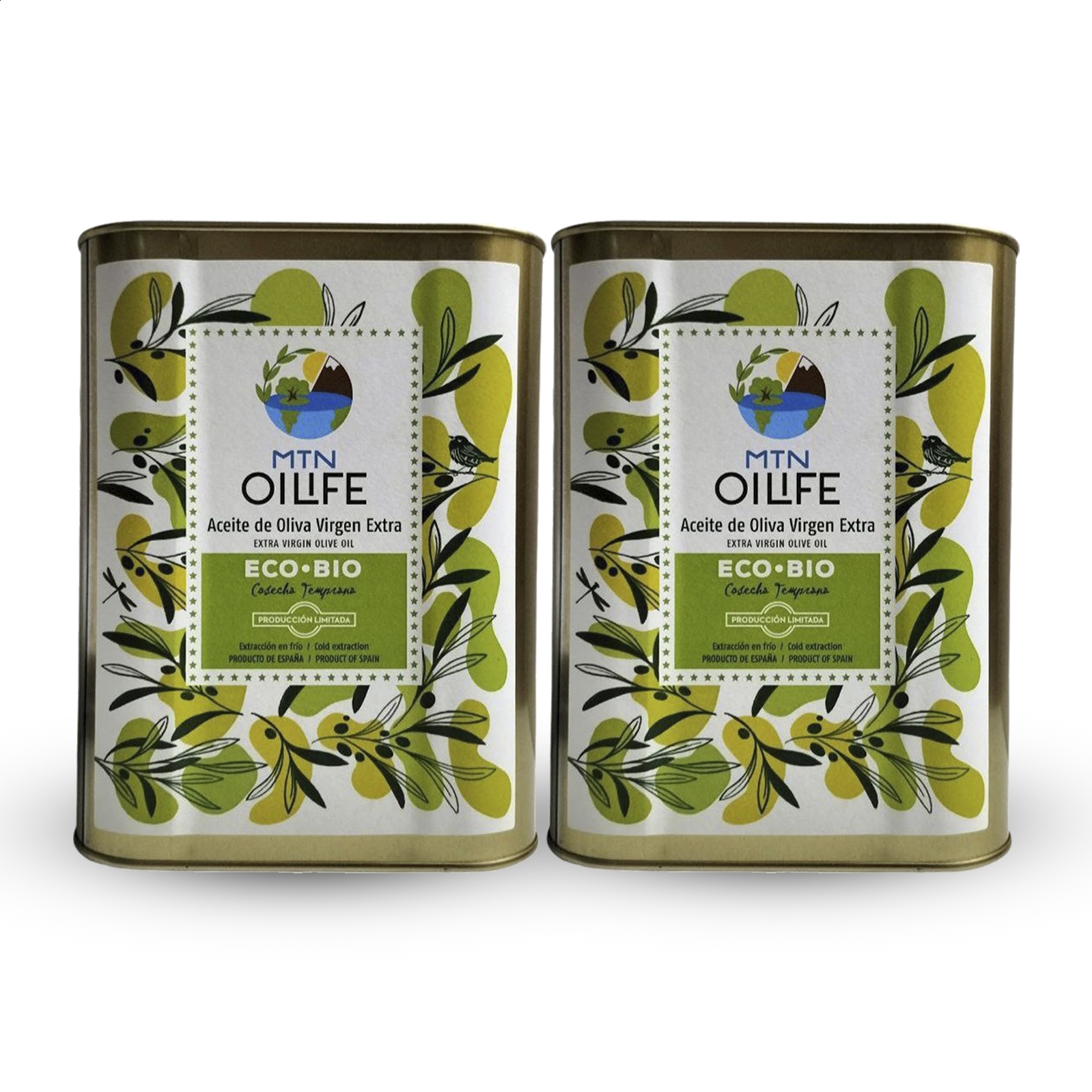 Oilife - AOVE Arbequina ecológico cosecha temprana 3L, 2uds