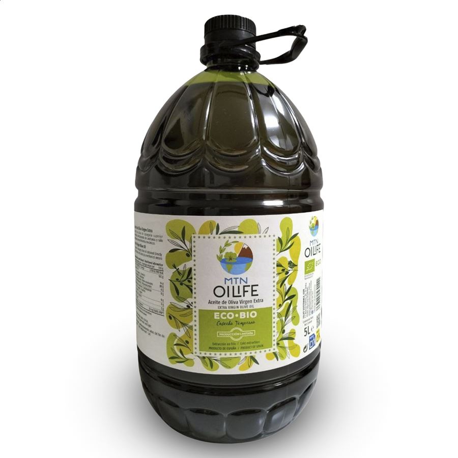 Oilife - AOVE Arbequina ecológico cosecha temprana 5L, 2uds