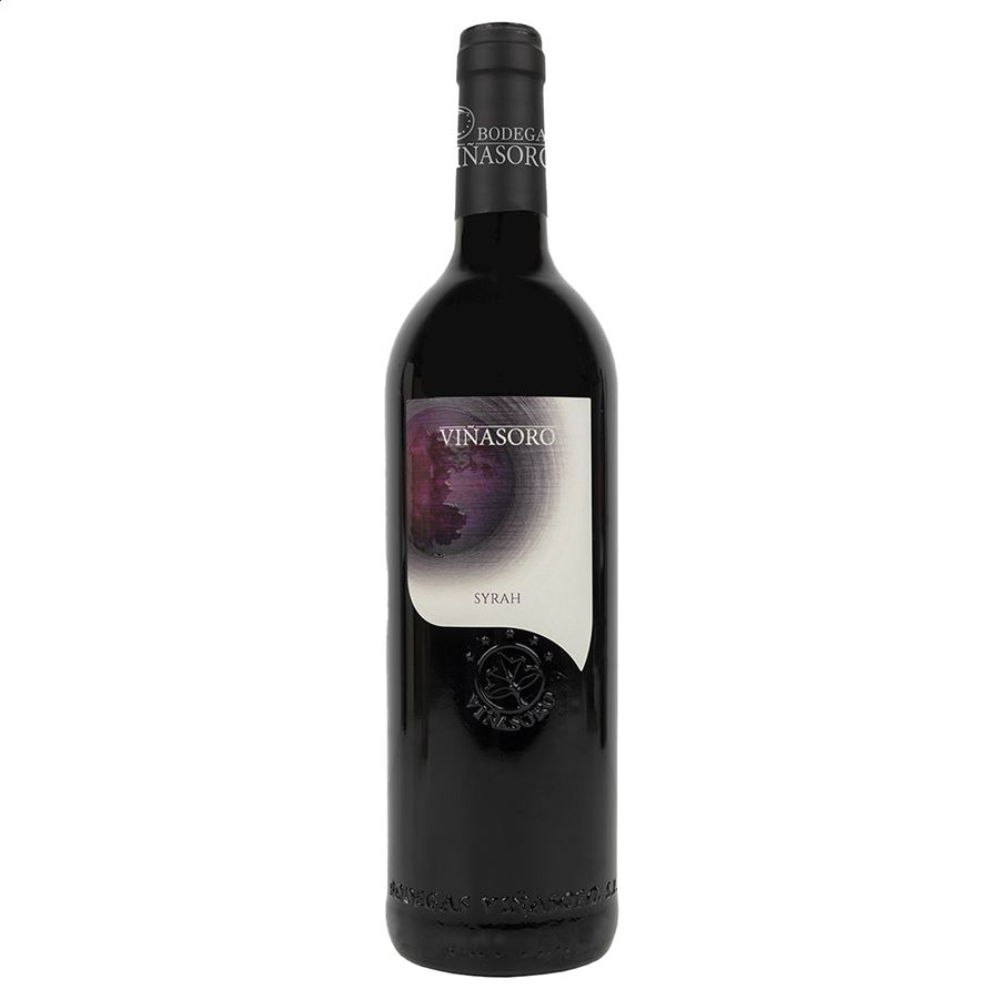 Bodegas Viñasoro - Lote de vino tinto Syrah y Tempranillo-Syrah D.O.P. La Mancha 75cl, 2uds