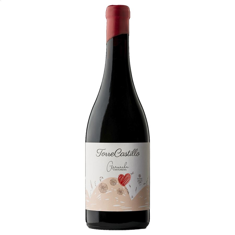 Bodega Torrecastillo – Vino tinto Garnacha Tintorera 2021 D.O.P. Jumilla 75cl, 6uds