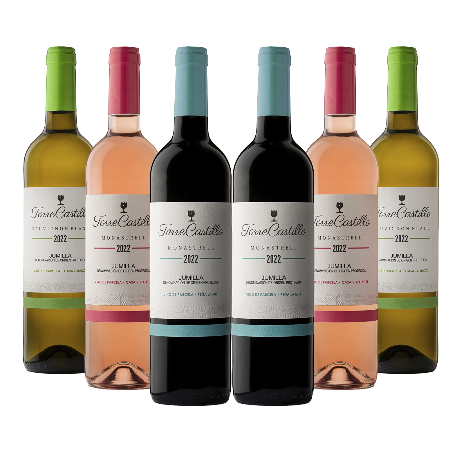 Bodega Torrecastillo – Lote de vinos jóvenes D.O.P. Jumilla 75cl, 6uds