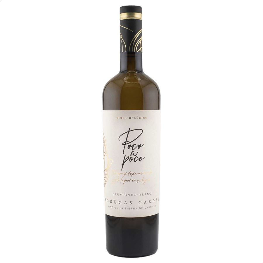 Bodegas Gardel - Poco a Poco vino blanco IGP Vino de la Tierra de Castilla 75cl, 3uds