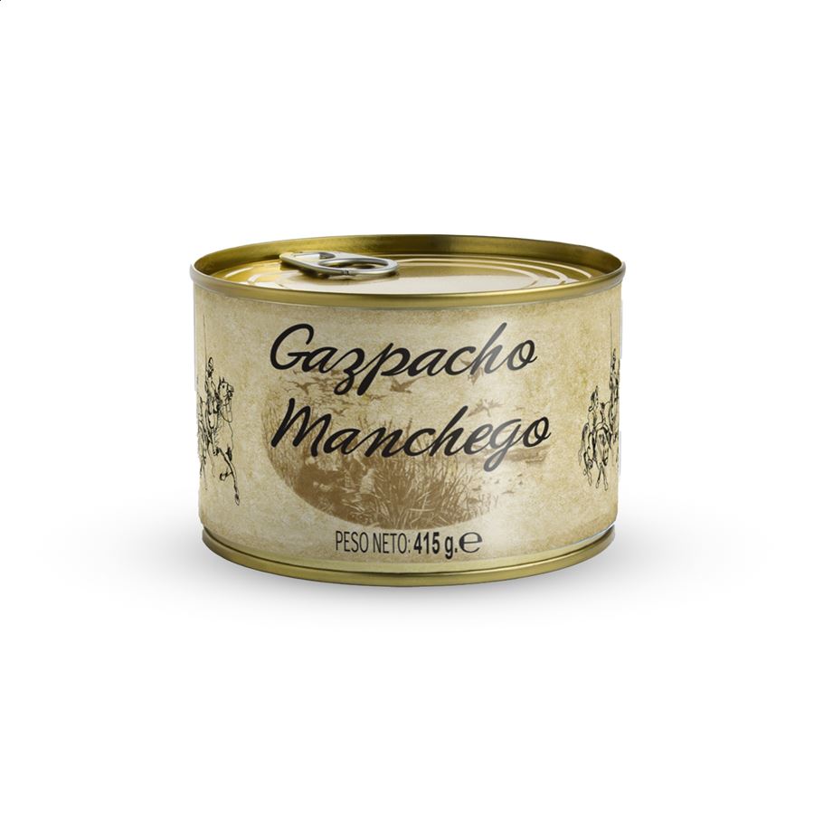 Huertas Gourmet - Gazpacho Manchego Gourmet 415g, 6uds