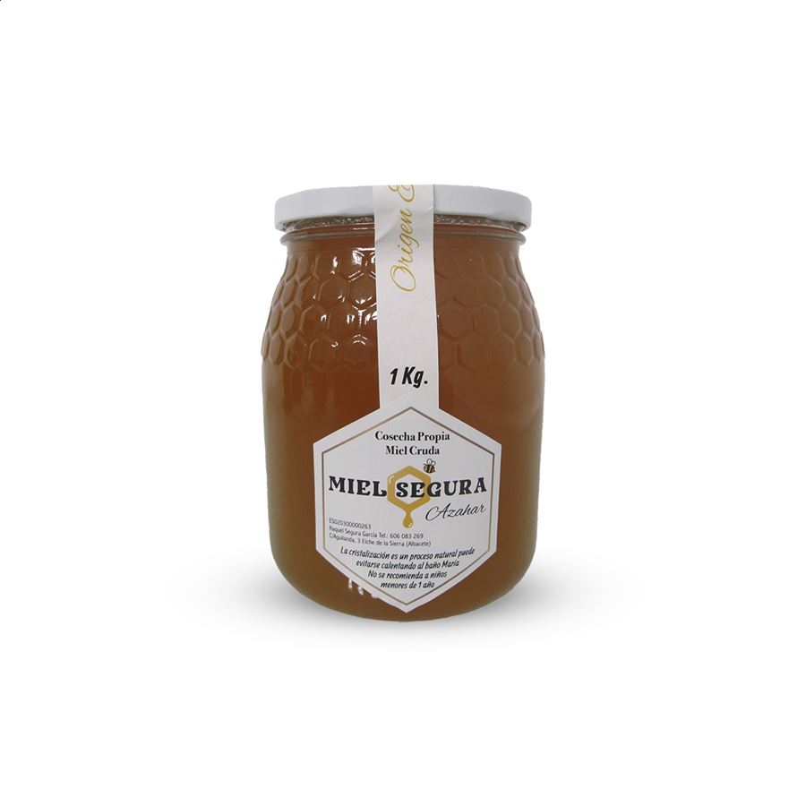 Miel Segura - Miel de Azahar y Mil Flores 1Kg, 12uds