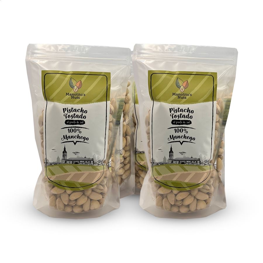 Manolito's Nuts - Pistacho Manchego 500g, 4uds