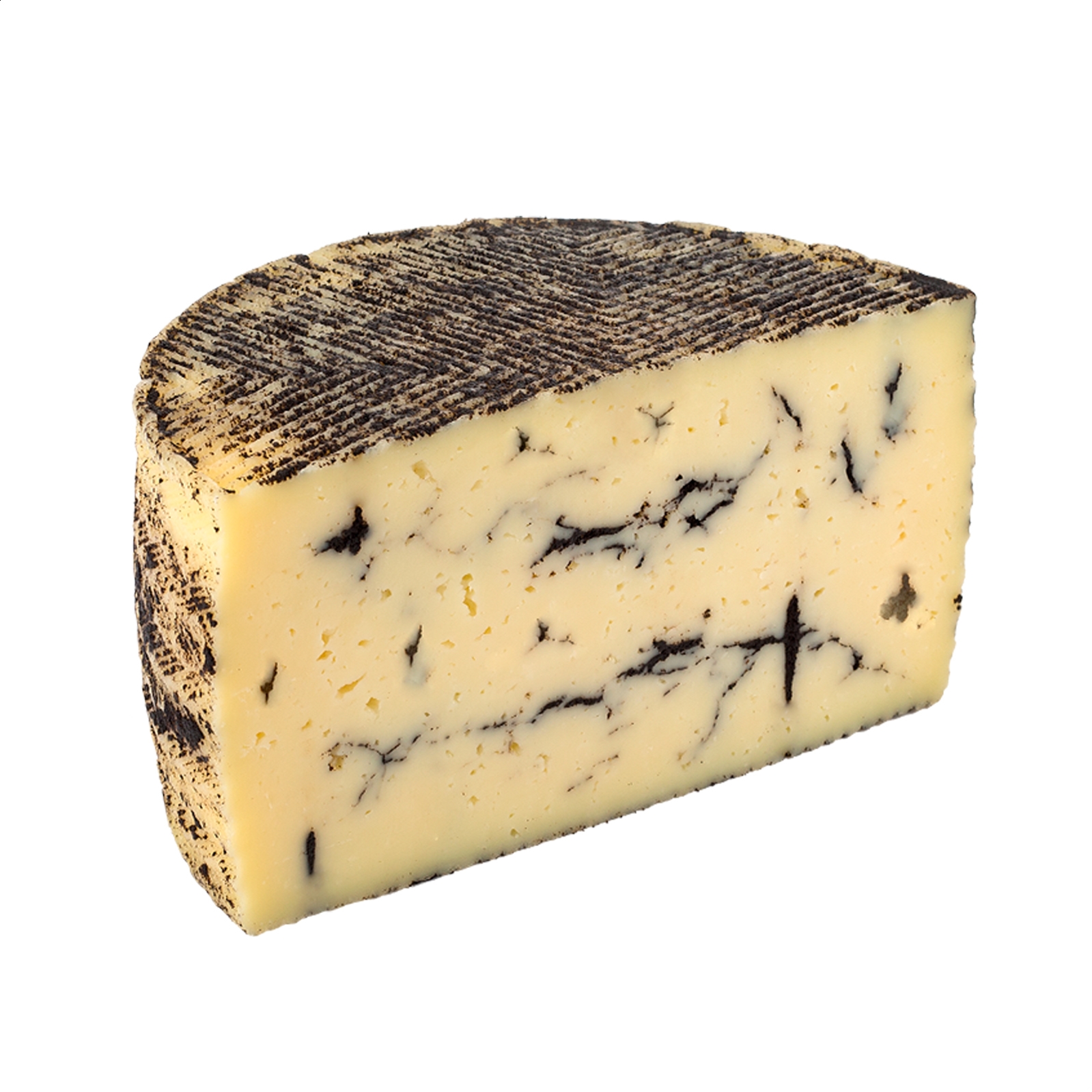 Vega Sotuélamos - Queso de oveja curado con trufa negra de leche pasteurizada 1,5Kg aprox, 1ud