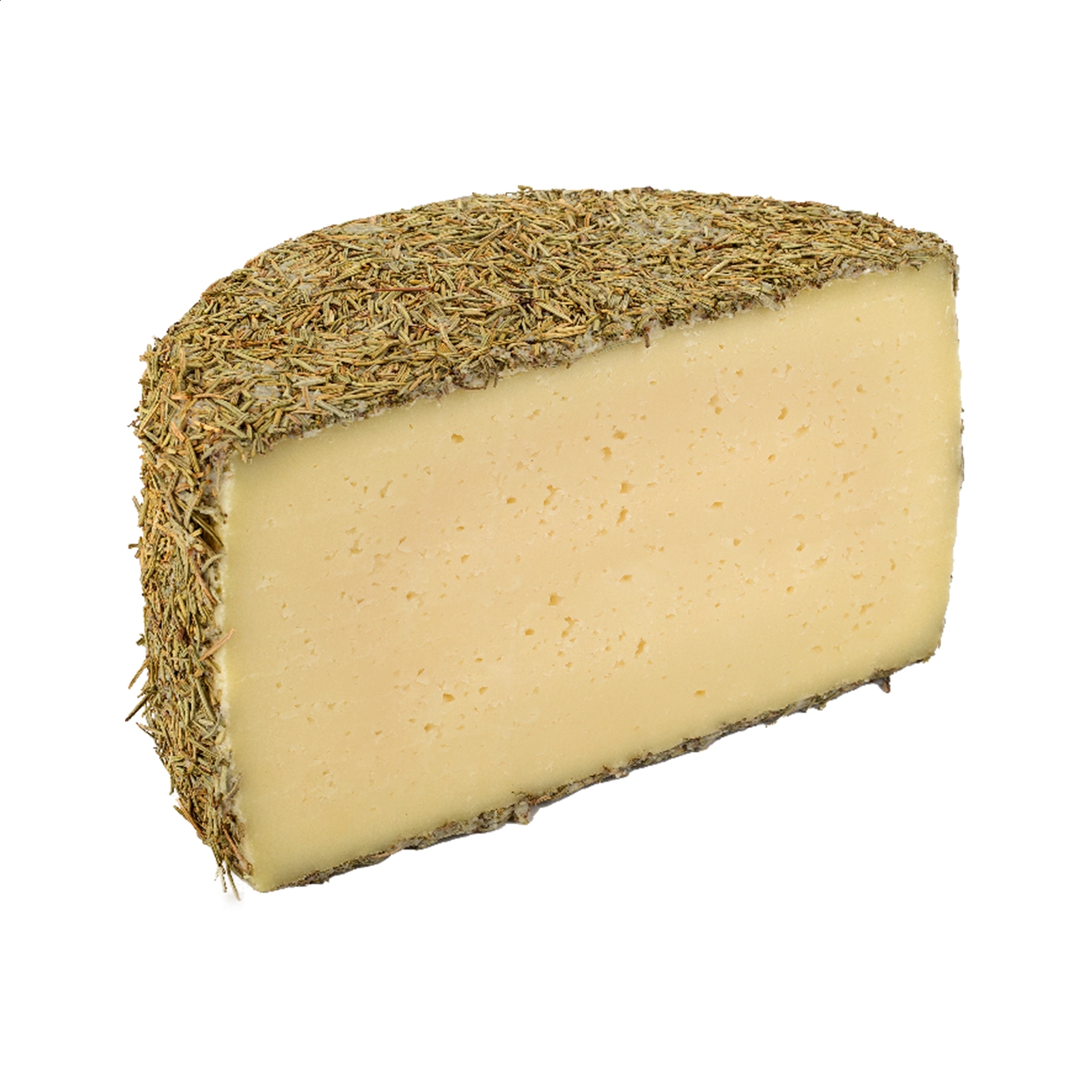 Vega Sotuélamos - Queso de oveja añejo cubierto con romero de leche pasteurizada 1,5Kg aprox, 1ud