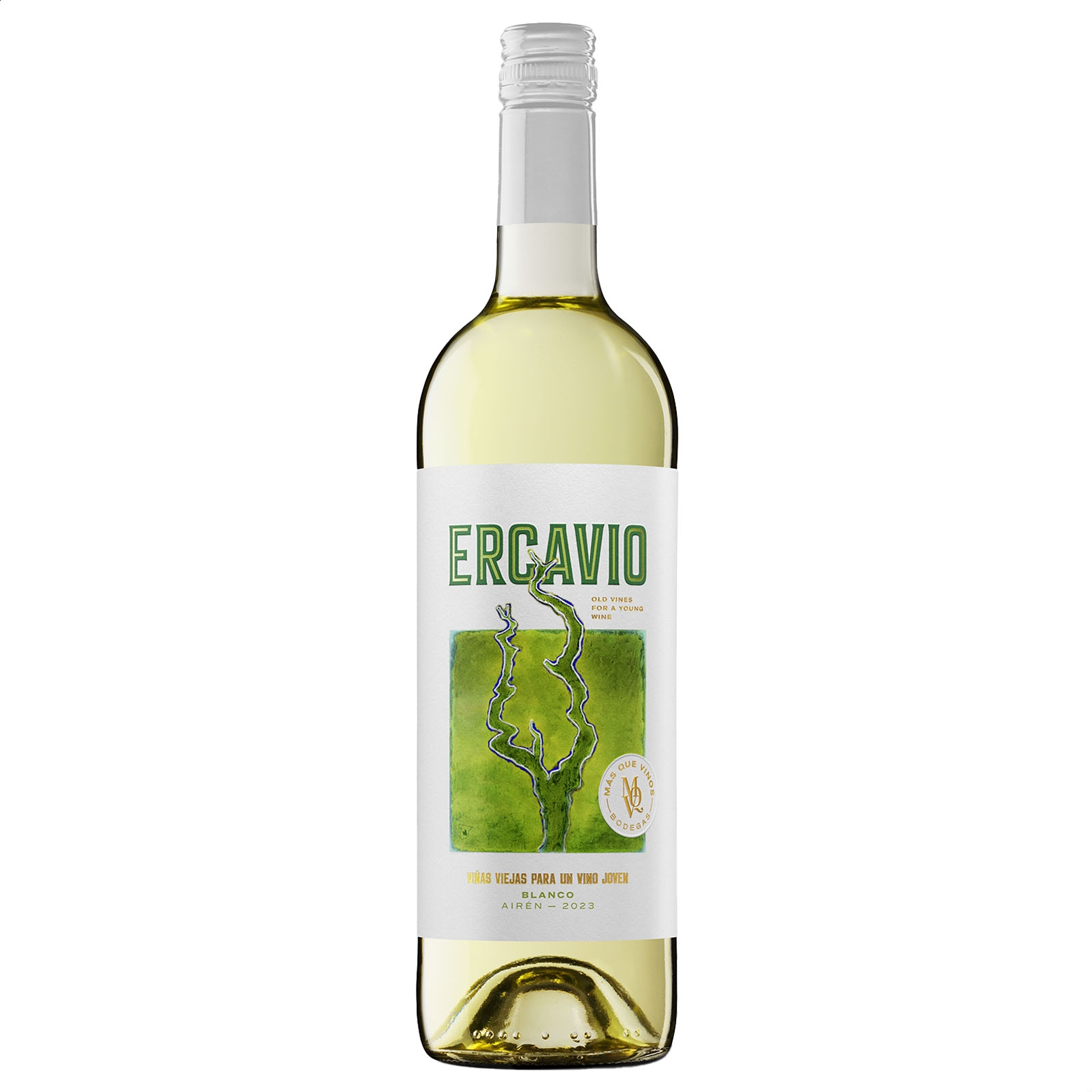 Bodegas Más Que Vinos - Ercavio vino blanco IGP Vino de la Tierra de Castilla 75cl, 3uds