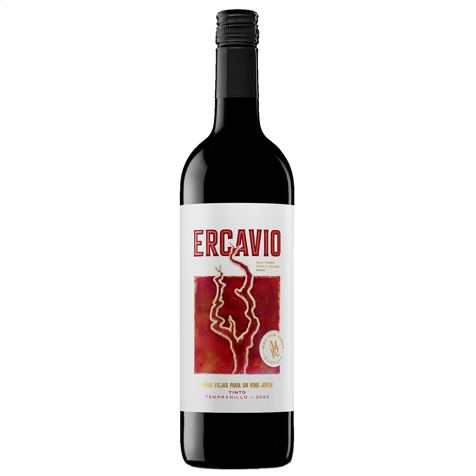 Bodegas Más Que Vinos - Ercavio vino tinto joven IGP Vino de la Tierra de Castilla 75cl, 3uds