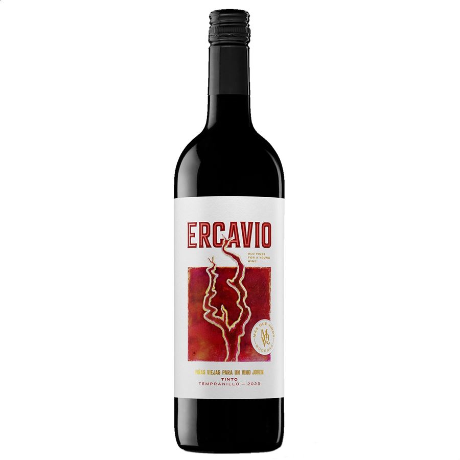 Bodegas Más Que Vinos - Ercavio vino tinto joven IGP Vino de la Tierra de Castilla 75cl, 3uds