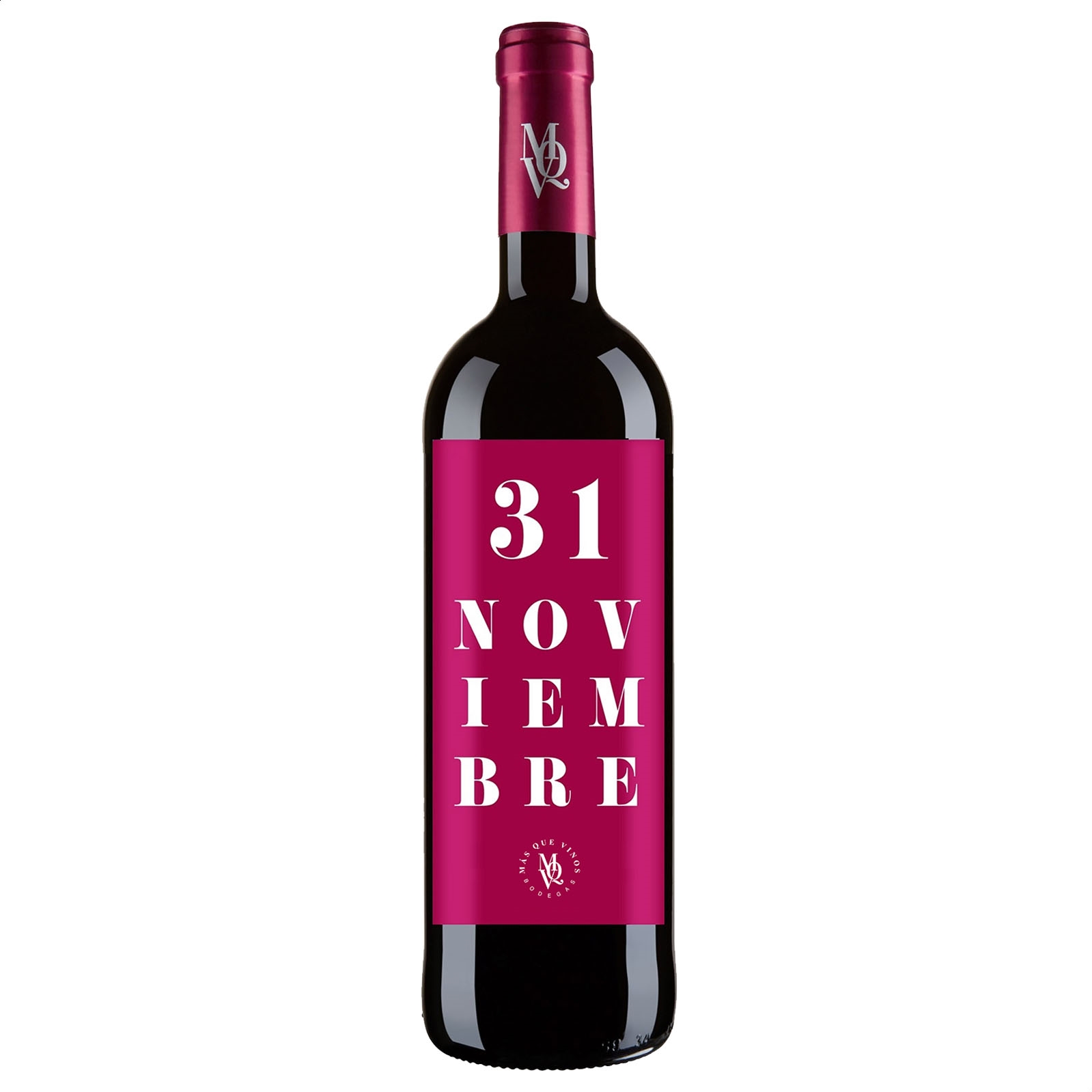 Bodegas Más Que Vinos - 31 Noviembre vino tinto IGP Vino de la Tierra de Castilla 75cl, 3uds