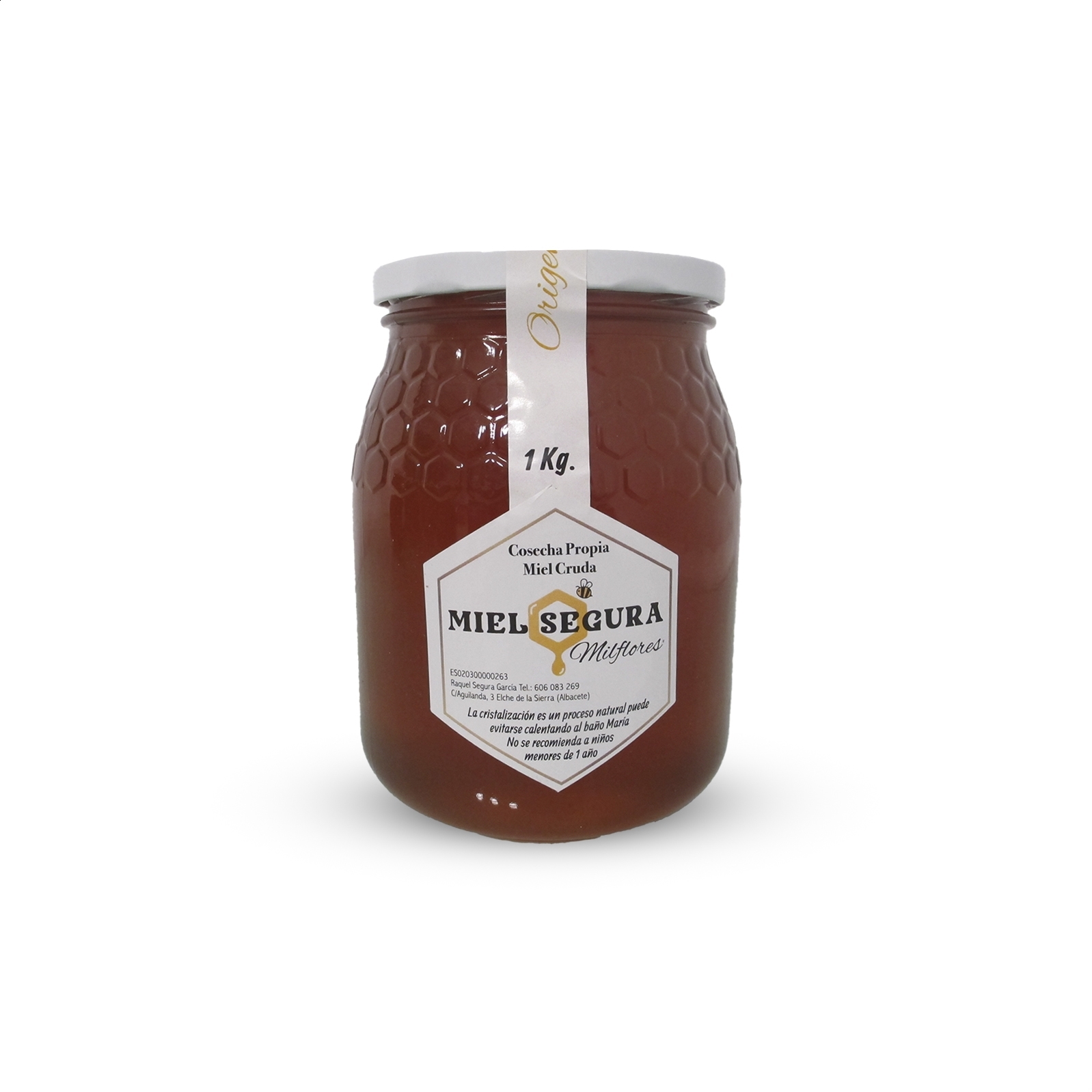Miel Segura - Lote variado de miel 1Kg, 4uds